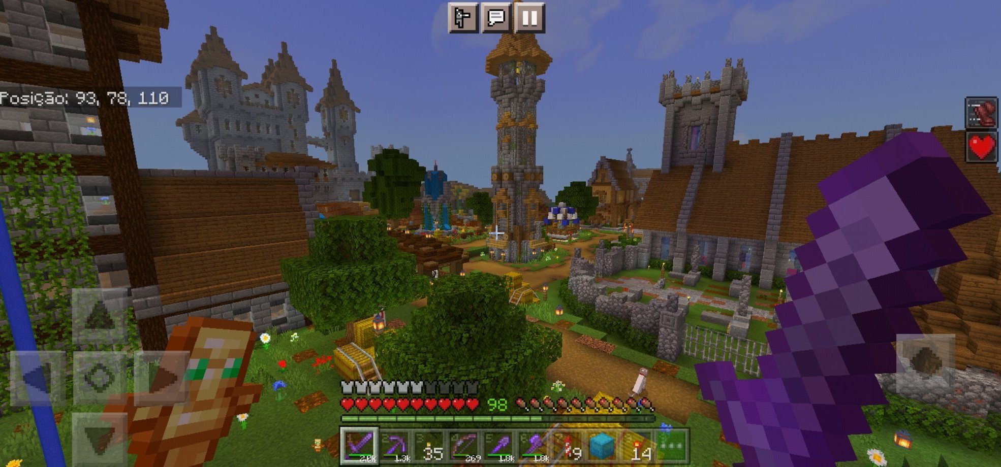 Construções Que Você Pode Fazer No Minecraft On X: "Vila Medieval.