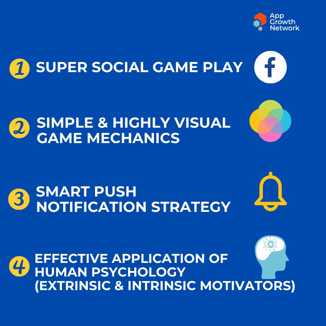 App_Growth's tweet photo. 🤔What’s the secret to chart-topping casual gaming apps’ success?🧪There’s a common formula and it works when done right! If you missed our latest blog post about one of our faves, CoinMaster, click this link for the detailed insights into their strategies https://t.co/jEtsf2L5Gc https://t.co/yAqR26v5QI