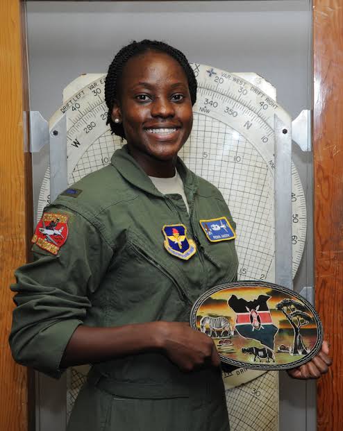 FACT: Fiona Akoth is the first female Kenyan Pilot to serve in the US Air Force.