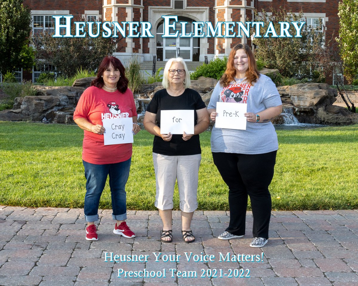 Heusner Preschool, Kindergarten and First Grade teachers are excited for a brand new school year!  #HeusnerPride