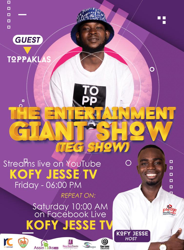toppaklasspromo's tweet photo. Hello Folks 👋🤩❤️
I will be live on ° The Entertainment Giant Show ° with my brother @KofyJesse tomorrow exactly 6:00 GMT 🇬🇭 to share more about this whole journey of mine in this showbiz sector.
Kindly share the flyer for me❤️🙏🏿👊🏿
#toppaklasspromo
#toppaklassclothingline https://t.co/CGiiMBckzg