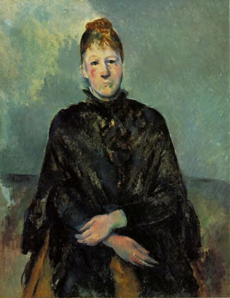 Melindawp's tweet photo. My favorite painting of Hortense Fiquet by her husband Paul Cézanne. https://t.co/wOfZdGG7dm