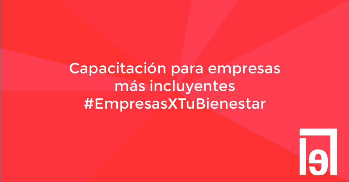 AlianzaEntrale's tweet photo. Capacitación para empresas más incluyentes

#EmpresasXTuBienestar https://t.co/fqk9IBAyQj