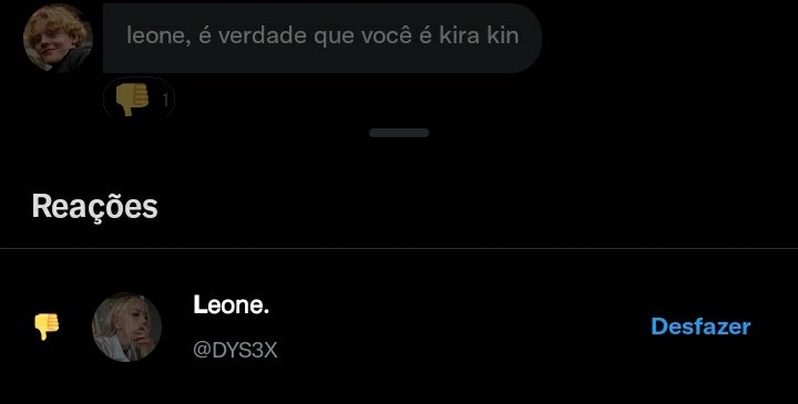 DYS3X's tweet photo. @_unIucky a falsificação de print é foda. https://t.co/eZJaM3Dzqg