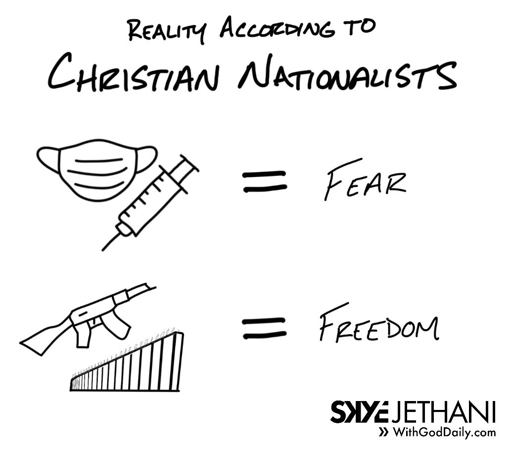 RT @SkyeJethani: Reality according to Christian nationalists… https://t.co/f7i1cfc87l