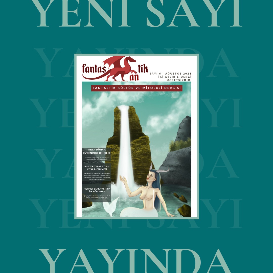 Herkese merhaba,
Ak Ene'nin yaratım emri bu kez dergimize ilham oldu!

Fantas(an)tik Dergi 6. Sayı yayında!

Profilimizdeki bağlantıdan okuyabilir, ayrıca eski sayılarımıza erişim sağlayabilirsiniz. İyi okumalar!