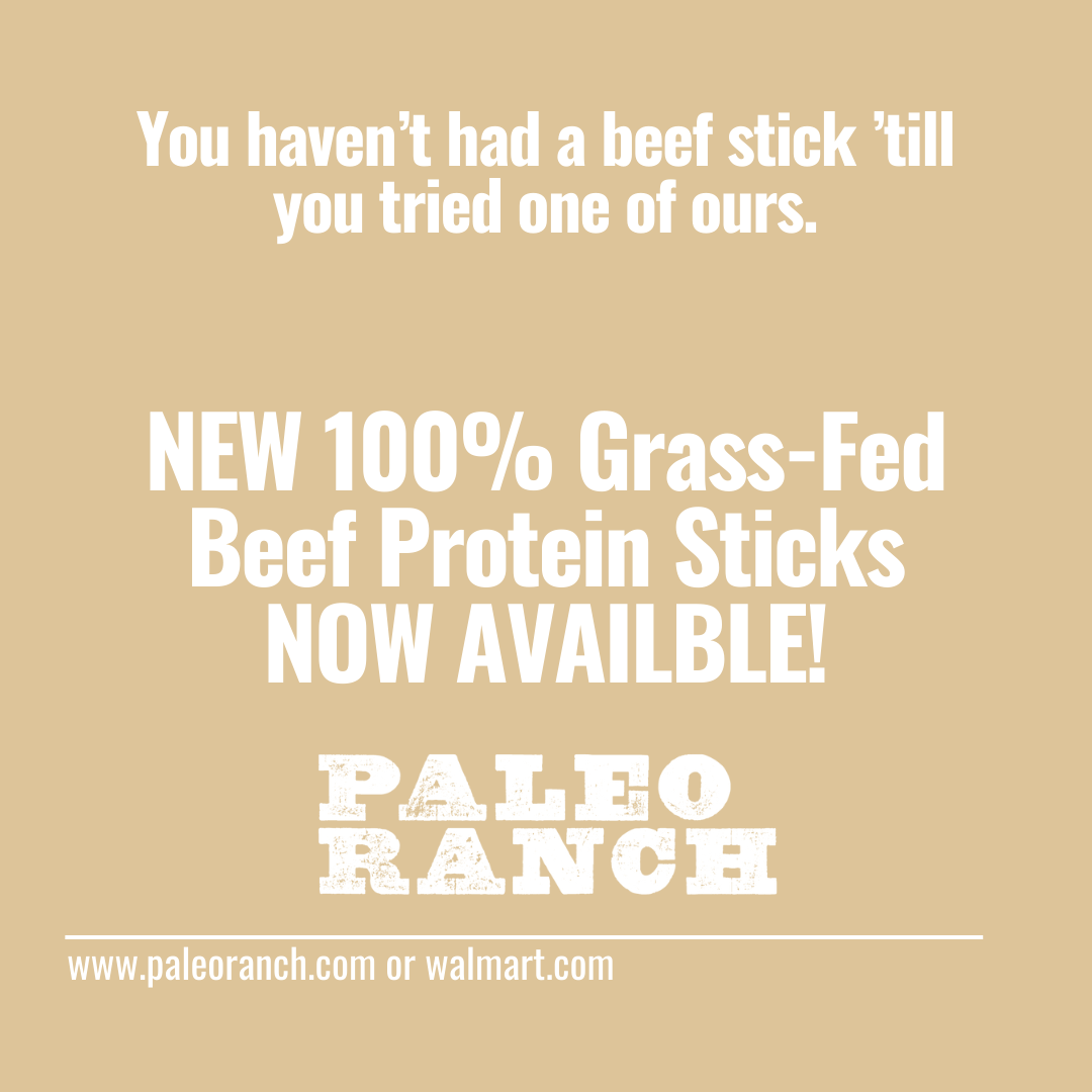 PaleoRanch's tweet photo. Oh Yes, We Did!!!

New 100% Grass-Fed Beef Protein Sticks now available! 

#thursdayvibes #workout #HealthyLiving #snacks #protein #paleodiet #HealthyFood https://t.co/VsmwjpdNTr