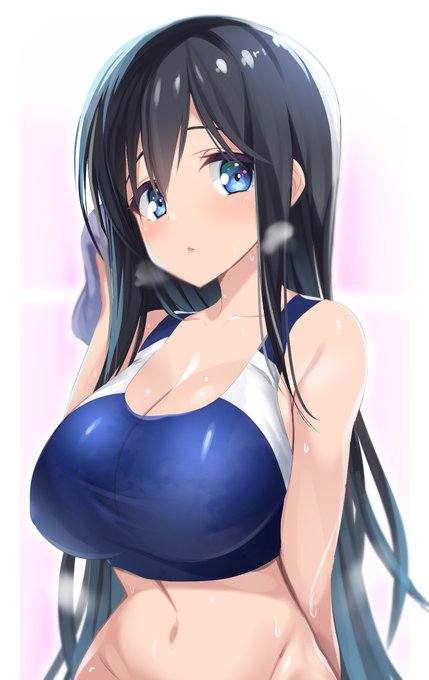 深夜にジムに行くといつも居るお姉さん 