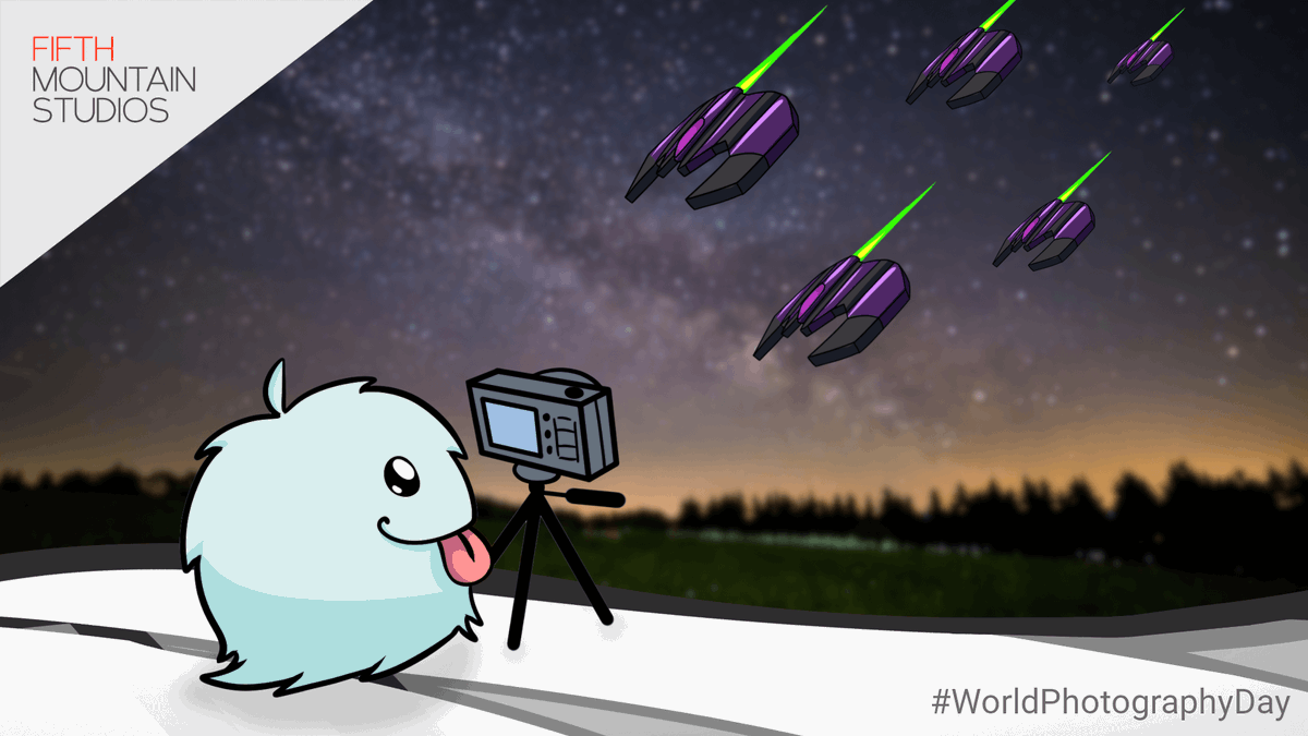 FifthMnt_'s tweet photo. Check out #Pafu taking pictures during an Alien Invasion for #WorldPhotographyDay. What's the most daring picture you've ever taken? https://t.co/AedrRdYnOj