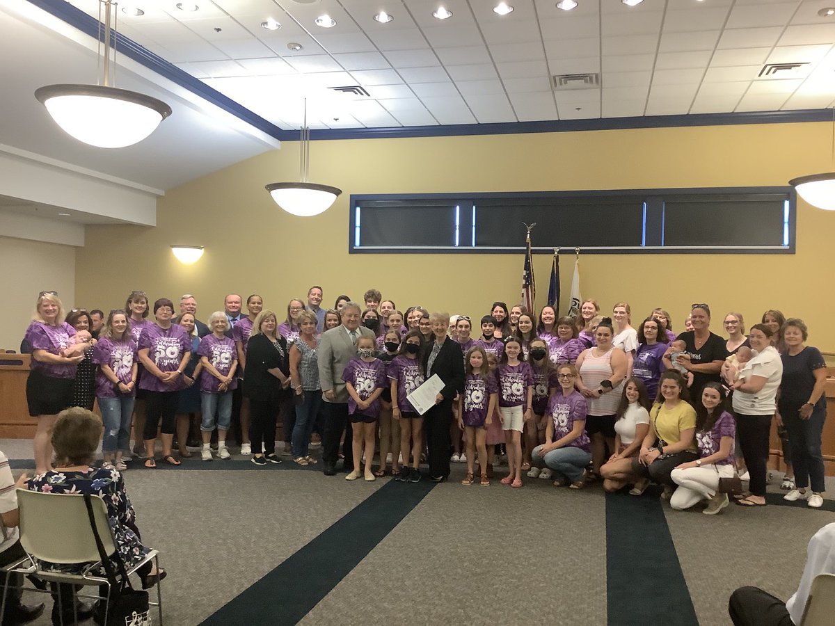 The Greece Town Board honored the Marilyn Schneider School of Dance on their 50th anniversary