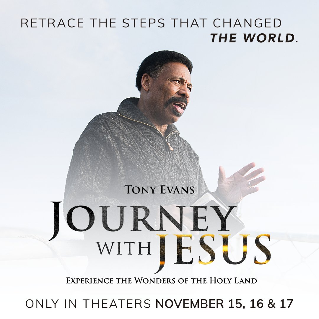 SovereignAgency's tweet photo. Join Dr. Tony Evans and his daughters, Priscilla Shirer and Chrystal Evans Hurst, to experience the Holy Land like never before in @jwjmovie—in theaters November 15-17. Visit: https://t.co/MocjWfucvH for more! #JourneyWithJesus https://t.co/qFuMOP0tcQ