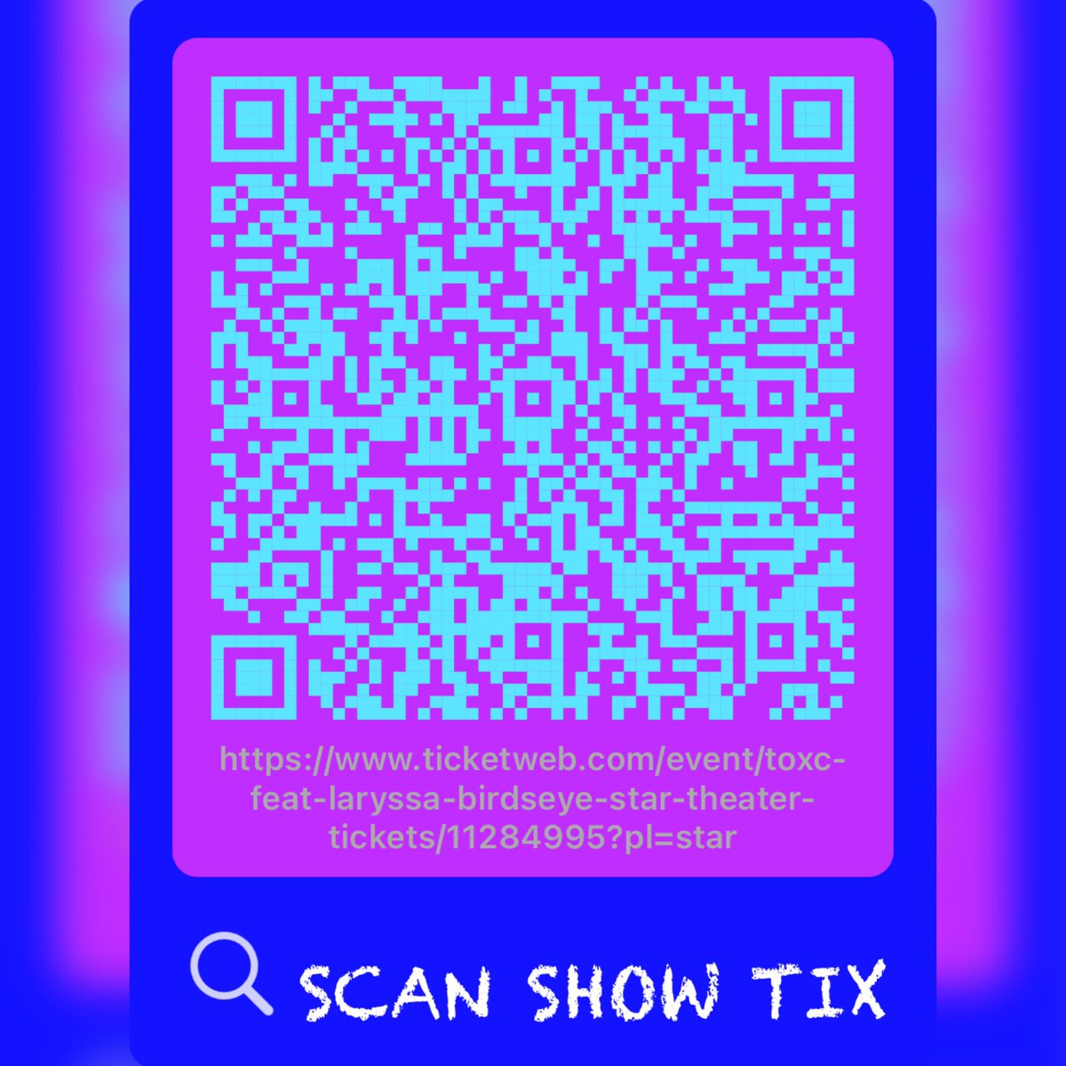 So there’s one thing I’m really excited for these days. I’ve got a SINGLE RELEASE SHOW on September 18th at the <a href="/StarTheaterPDX/">💫Star Theater</a> with my babes @gloriabuttons and <a href="/rainezra/">Rainezra</a> 

Get your tickets ASAP at the QR code below. It’s gonna be one hell of a night!