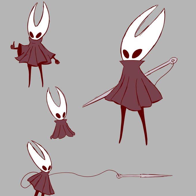 Jody Wegner ✨After 15 monthsGOT WORK!✨ on X: Also drew a big version of  Hornet from #HollowKnight . She tells me every god damn day to git gud.   / X