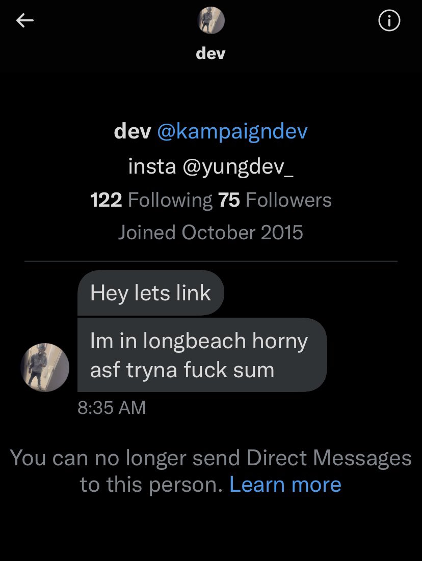 Why do folx DM &amp; then block you? 🤷🏽‍♂️. Why bother in the 1st place.