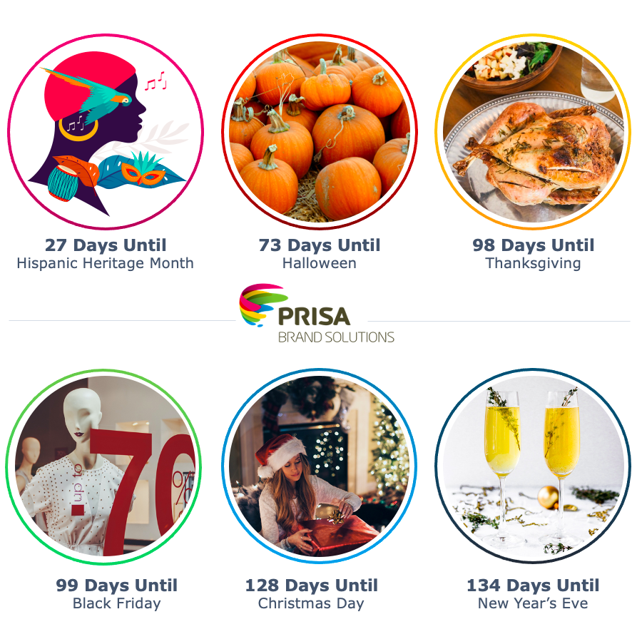 PBS_US's tweet photo. #HispanicHeritageMonth is just around the corner! Are your media campaigns ready to reach #Multicultural audiences during these key dates? 

#PRISABrandSolutions #WeAreHispanics https://t.co/2SKeZxat30