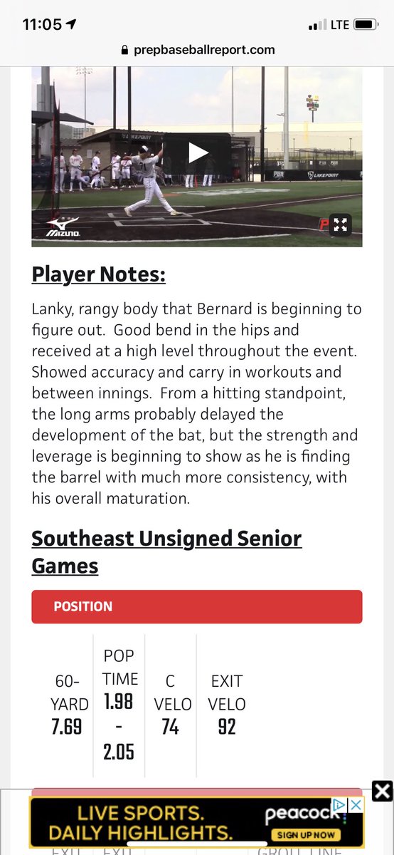 Thank you <a href="/PrepBaseballNC/">Prep Baseball NC</a> <a href="/BHall_NC/">Brandon Hall</a> for the great event! <a href="/MCreekBaseball/">Middle Creek Baseball</a> <a href="/tpanationals/">TPA Nationals</a> <a href="/Dheals1735/">Danny Healey</a>