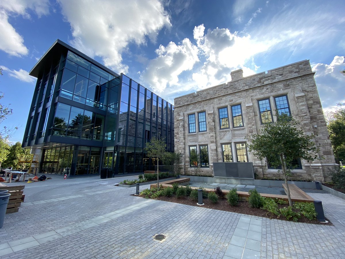 andrewcevasco's tweet photo. The construction fences are down and final touches are being added to the beautiful new @LoyolaMaryland Fernandez Center. Looking forward to seeing it bustling with students! https://t.co/2d8ctSivI1
