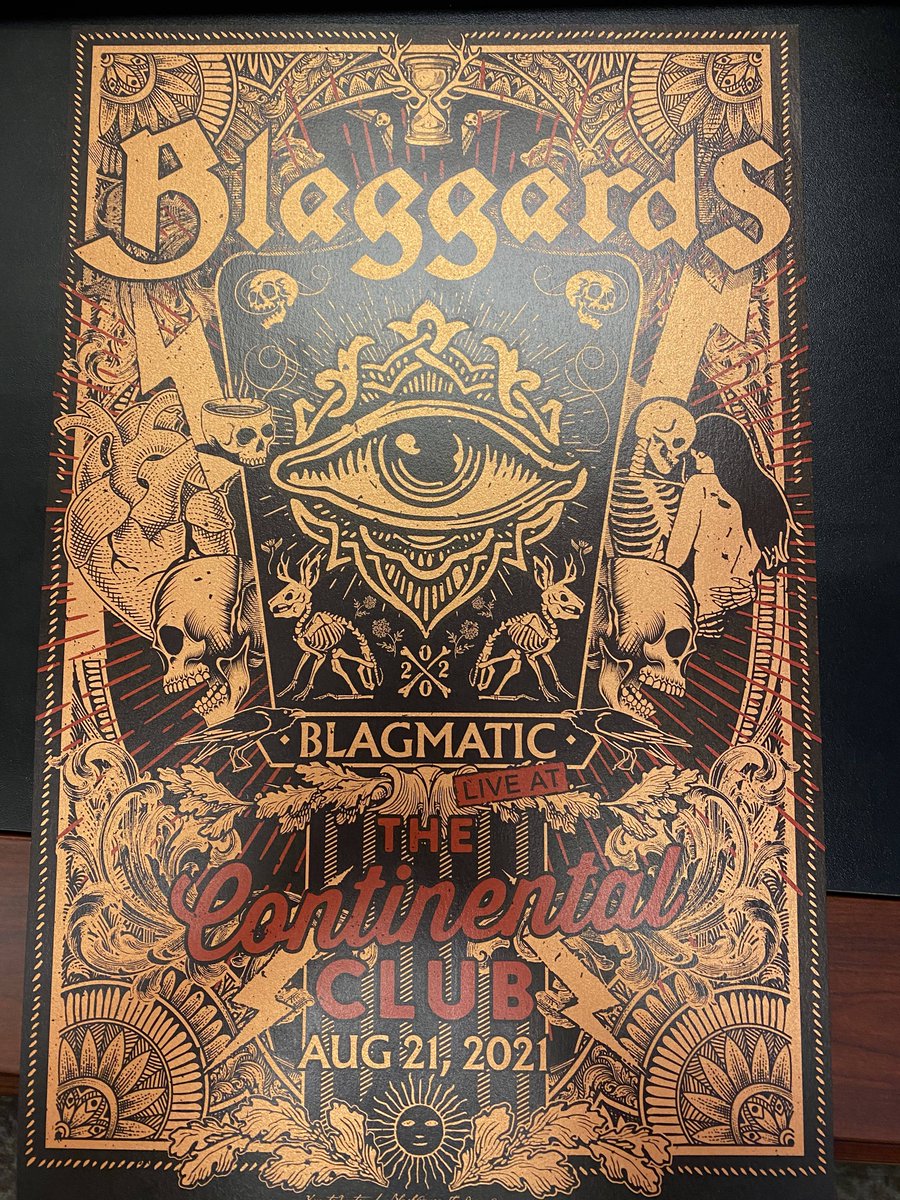 Blaggards's tweet photo. Pre-order #BLAGMATIC on VINYL at our CD release party SATURDAY 8/21 at @contclubhouston and get this exclusive, limited edition poster handed to you IMMEDIATELY!
This poster is ONLY available with vinyl pre-orders. https://t.co/H0EmjRfxFd