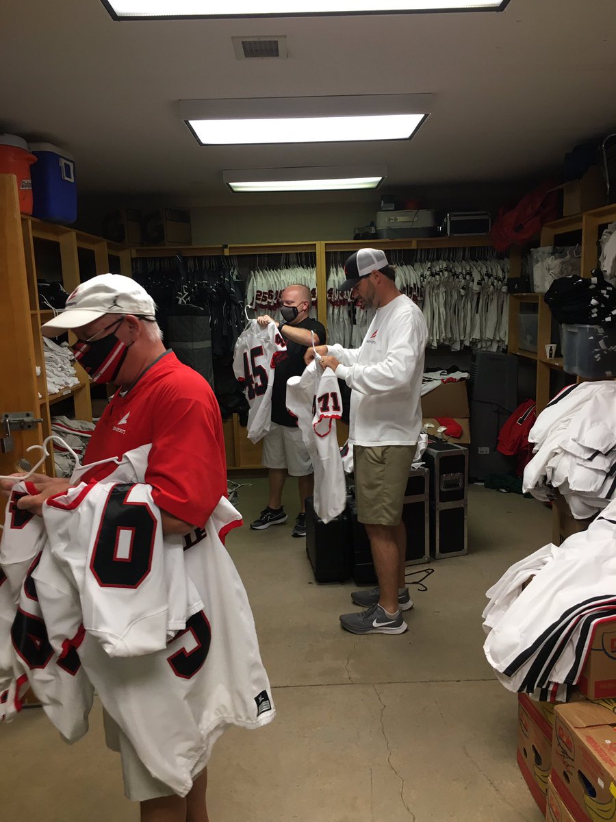 Coach English (@coachcenglish) on Twitter photo 🔥🔥Does your BSN reps help game prep and hang jerseys? Mine do! <a href="/RobbyK_BSN/">Robby Koester</a> <a href="/judwaddle12/">Ereckair</a> Best in the Business! 🔴⚫️<a href="/BSNSPORTS/">BSN SPORTS</a> 🔥🔥Does your BSN reps help game prep and hang jerseys? Mine do! <a href="/RobbyK_BSN/">Robby Koester</a> <a href="/judwaddle12/">Ereckair</a> Best in the Business! 🔴⚫️<a href="/BSNSPORTS/">BSN SPORTS</a>