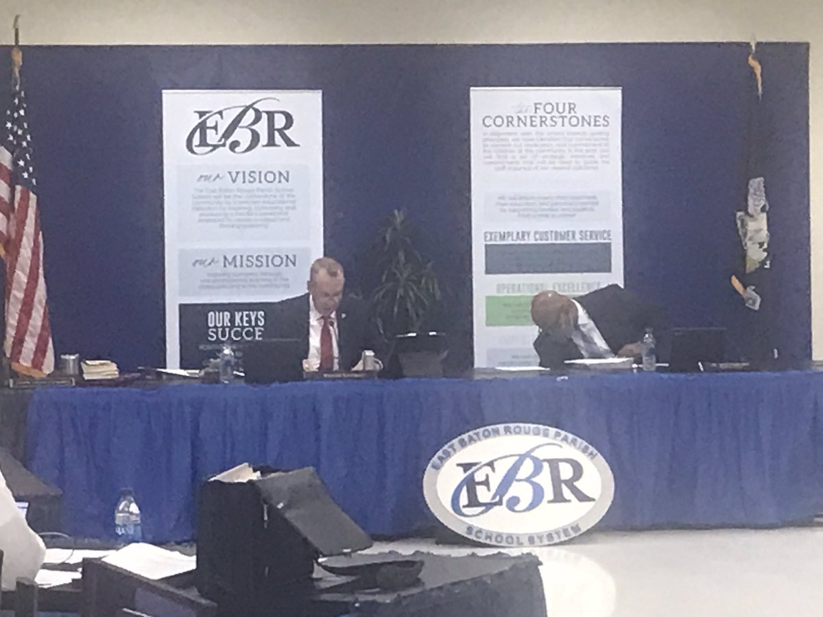 East Baton Rouge Parish School Board meeting is starting. Some back-to-school COVID proposals on tonight’s agenda. Will love-tweet here.