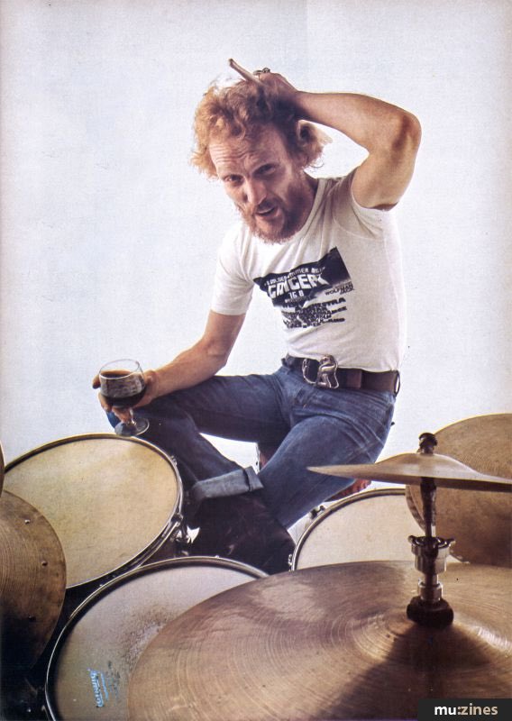 Happy Birthday Ginger 🥁 “It happens to us quite often - it feels as though I'm not playing my instrument, something else is playing it and that same thing is playing all three of our instruments. That's what I mean when I say it's frightening sometimes.” - GB.