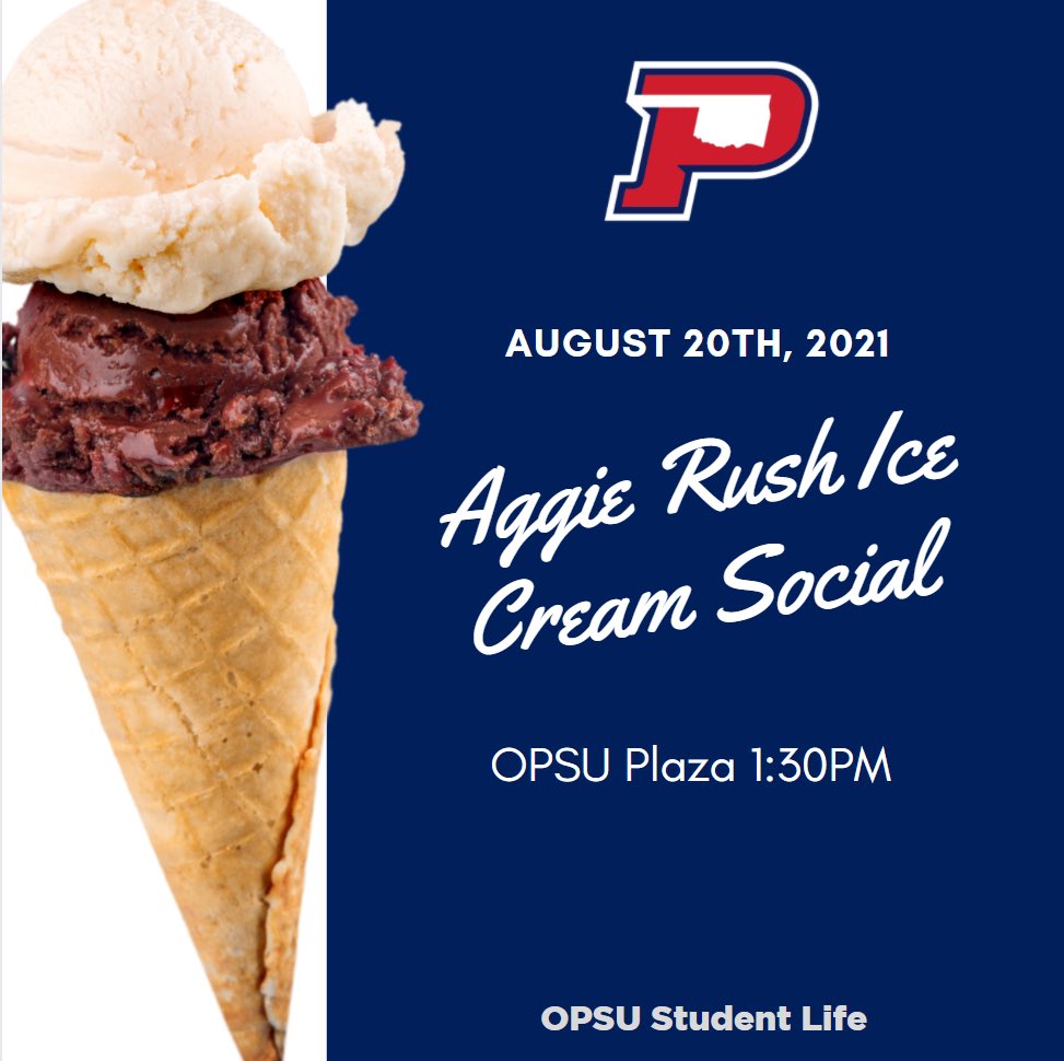 Come have ice cream with us tomorrow!