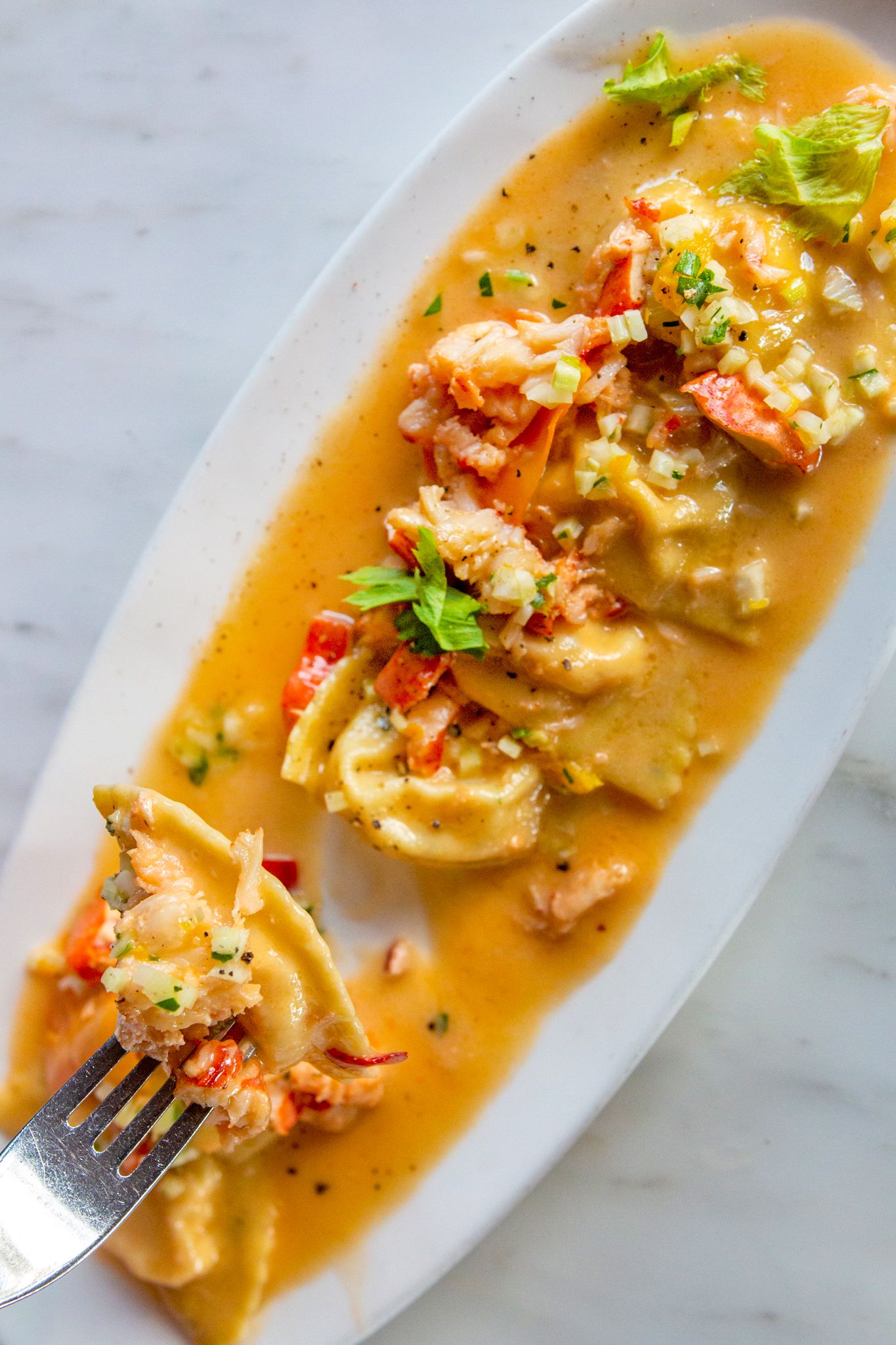 Giada Vegas on Twitter "Homemade ravioli, loads of lobster, cara cara