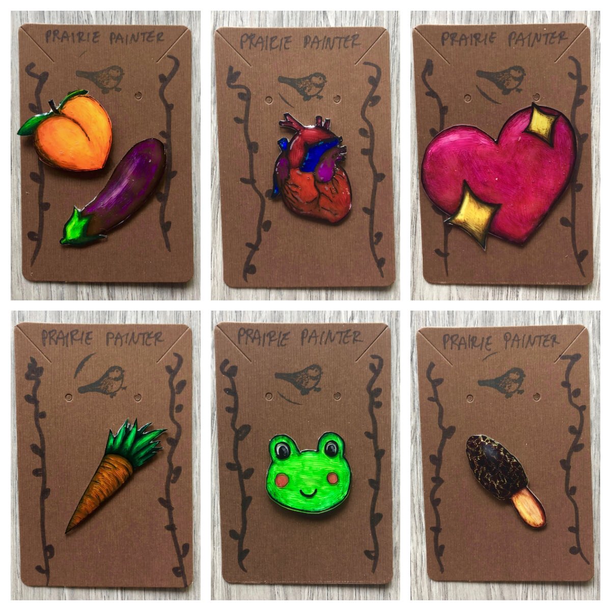 prairie_painter's tweet photo. These earrings &amp; magnets are still available! Only $5.00-$8.00! 

#artist #SmallBusinesses #earrings #magnets #art https://t.co/H7Jrs9SqOi