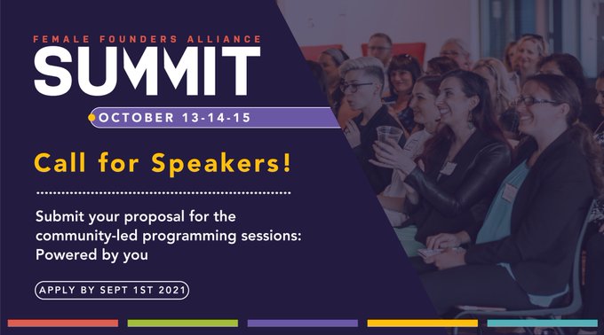 Who would you like to hear from in the community-led programming portion of the #FFASummit? 

Tag your ✨dream✨ speakers! 

Submitting for consideration is easy:  bit.ly/3yKx1p9