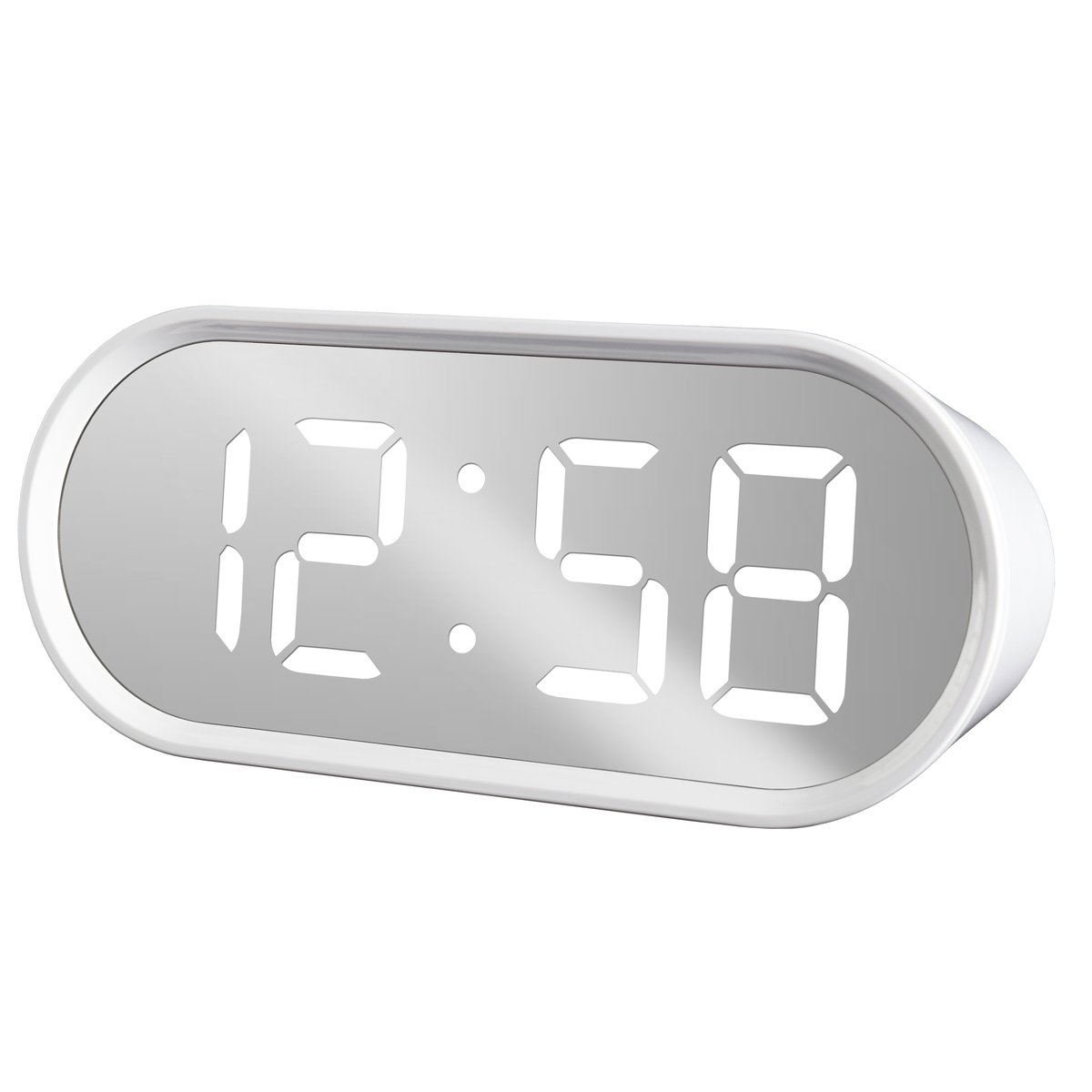 JohnSandersDept's tweet image. The modern design of the  Cuscino alarm clock will slip easily into any home, with a mirrored white LED display with brightness control, indoor temperature and crescendo alarm with snooze

See al our new Acctim alarm clocks on our Housewares Department now #AcctimClocks