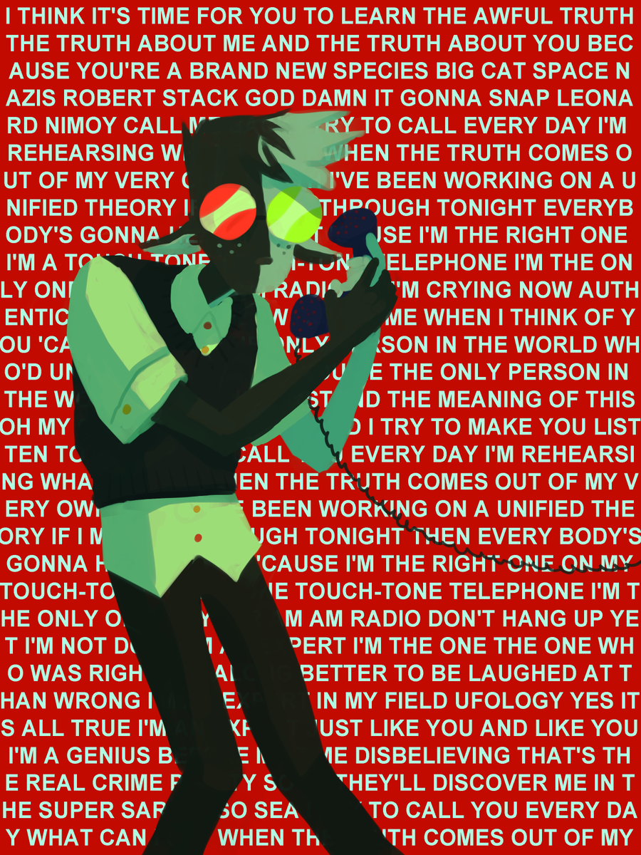 robotic_poet's tweet photo. when the truth comes out (from my very own mouth)!
#ranboofanart https://t.co/cdapnxiMiD
