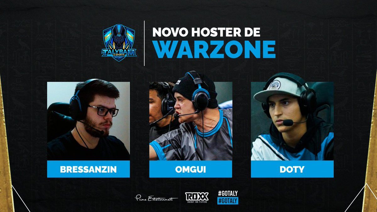 Depois desse evento não podia faltar novidade não é mesmo ? 🤭

Os Deuses chegaram para dominar verdansk com aquele trio brabo e de respeito!  🙅🏻‍♂️

Sejam bem vindos!! 

@0MGui 
<a href="/nDoty_/">nDoty</a> 
<a href="/Bressanzin1/">Bressanzin ADL</a> 

#GoTaLy #GodsofEgypt☀️
