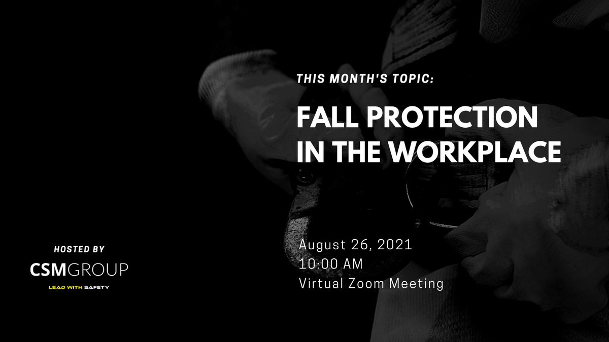 CSM_Group's tweet photo. Falls account for 33% of all #construction deaths, and eliminating falls would save more than 300 lives every year [BLS].

Join us at our #SafetyRoundtable next week to discuss how you can plan ahead to get the job done safely. 

Register for free at https://t.co/YTZpnnnuvk. https://t.co/VjajliGxXt