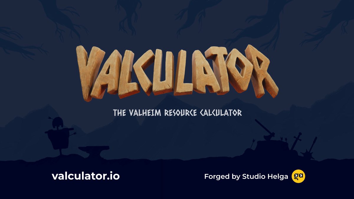 Valculator - The Valheim Resource Calculator