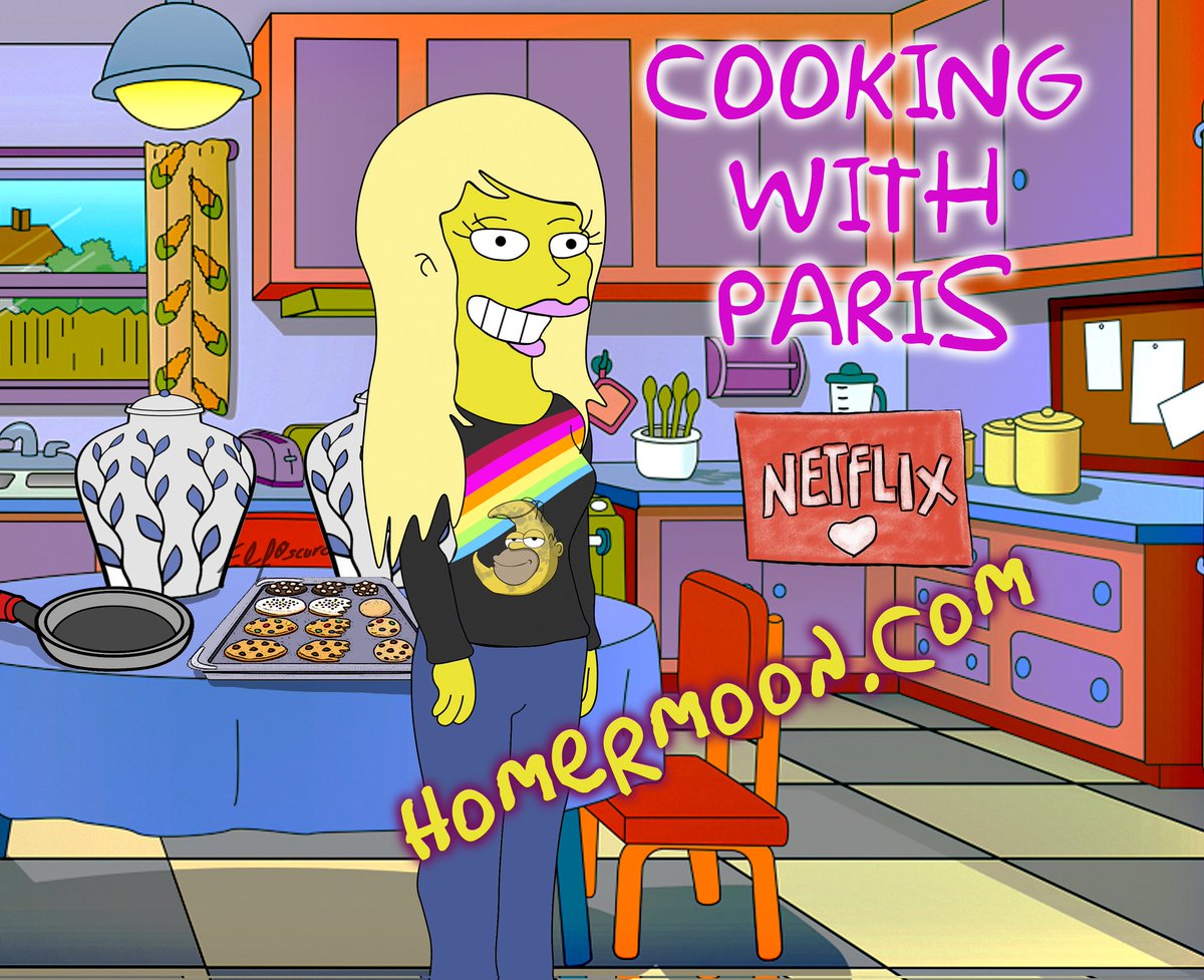 @cwpnetflix @HomermoonT  love @ParisHilton #CookingWithParis. You need @HomermoonT for cooking.