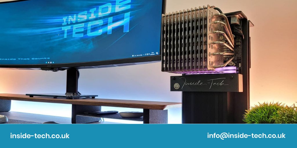 InsideTech_UK's tweet image. ✨𝗣𝗖 𝗢𝗙 𝗧𝗛𝗘 𝗗𝗔𝗬✨
A very unique open air fanless chassis by Kompcase - fitted with the new @Noctua_at passive CPU cooler - i9 10900 - 16GB RAM - Fanless 1050Ti
#fanlesstech #fanlesspc