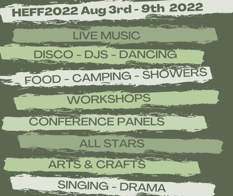 HEFestivals's tweet photo. If you haven't been to HEFF before, this is an insight in to what the festival is like. There is so much for the whole family to get involved with and each year there are new workshops and activities to join.

What are you most looking forward to at HEFF2022? https://t.co/JxFp3aIMok
