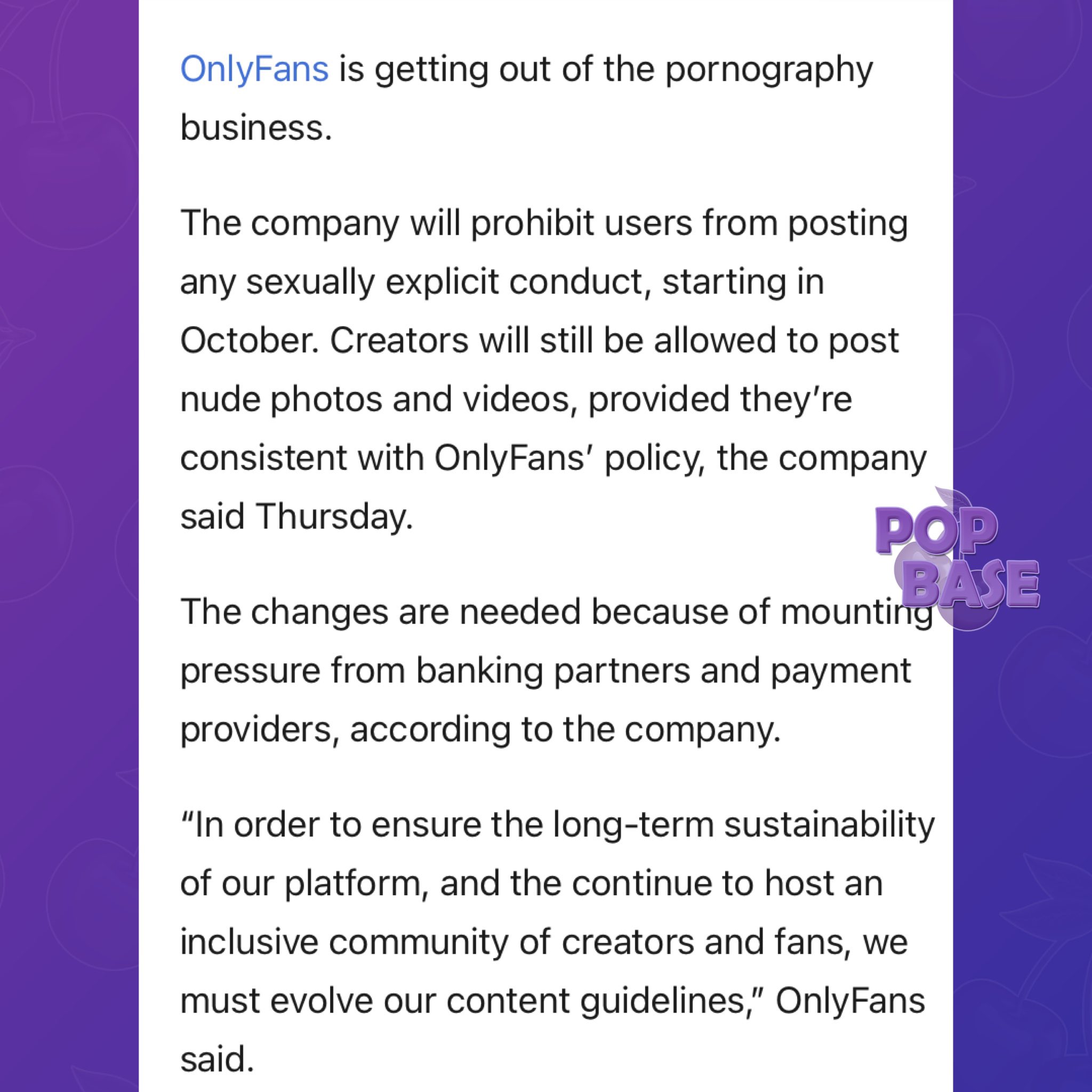 Onlyfans screenshot policy