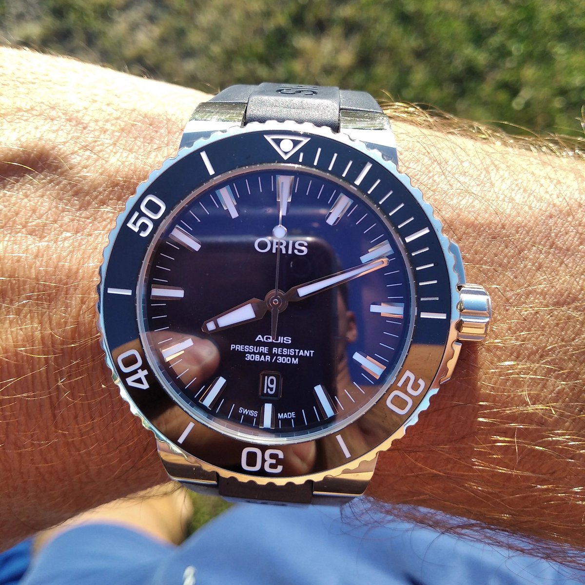 #Oris #AquisDate #BlueDial #watchesandwanders #ChangeForTheBetter