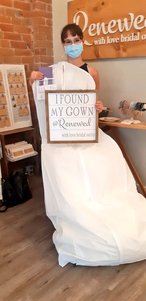 Our gorgeous bride Stephanie said YES to this <a href="/Paloma_Blanca/">Paloma Blanca</a> gown for her August 2022 wedding...
#yestothedress 
#weddings
#renewedwithlovebridal