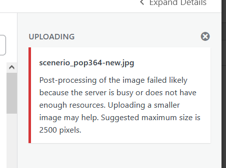 Beruud's tweet photo. I am my own worst enemy. @HostGator @HGSupport after a few glorious months without an issue, I am now fighting more absolute garbage to just accomplish a simple task. Uploading a 716x716 image that is 180kb, I get the following message. BTW People, NEVER EVER Use Hostgator #fail https://t.co/qv9YvLXNvi