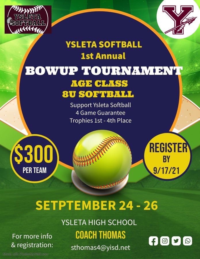 915 Lady Rebels are in the first ever BOWUP Tournament 🏹 <a href="/YsletaHSIndians/">Ysleta High School Indians</a> <a href="/915FASTPITCH/">El Paso Fastpitch Softball Community</a> <a href="/YsletaSports/">Ysleta HS Athletics</a>