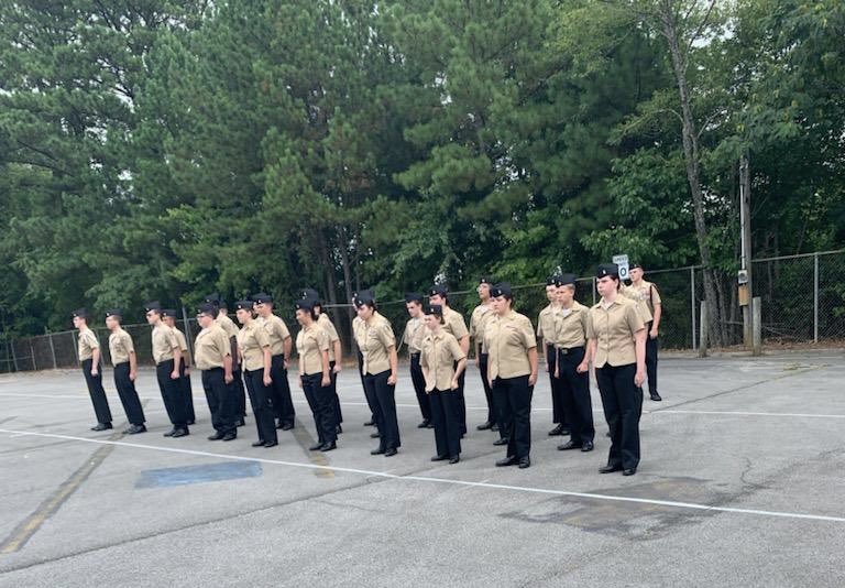Bearden HS ROTC…. Thanks for having us today!!! #godawgs #BeardenHS