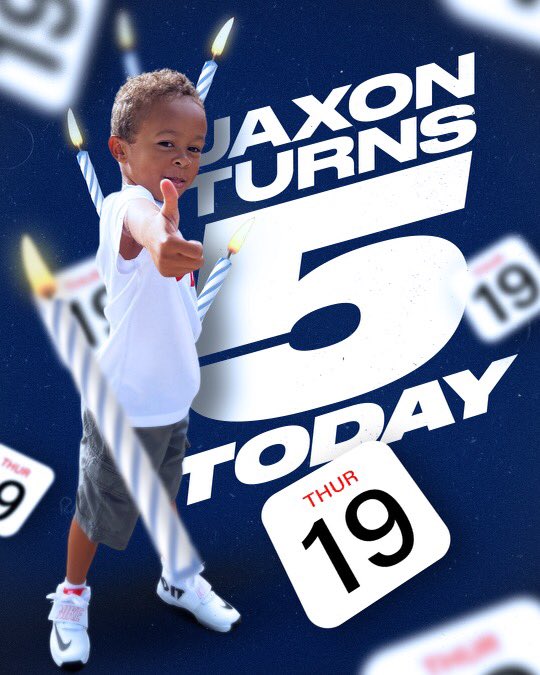 danni_marie23's tweet photo. 5 years ago today at 10:58am, God’s biggest blessing arrived! Happy Birthday son! #ActionJaxon https://t.co/qdEj1vrhx6