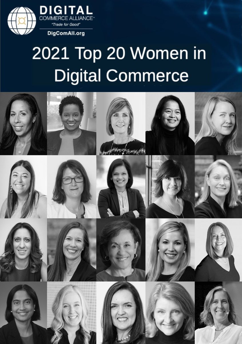 DCA researched women at the forefront of the industries we serve, and we’re pleased to recognize those who are making a difference. 

We're proud to announce the winners for the #Top20WomeninDigitalCommerce for 2021! 

See more here: digcomall.org/top-20-women-i…