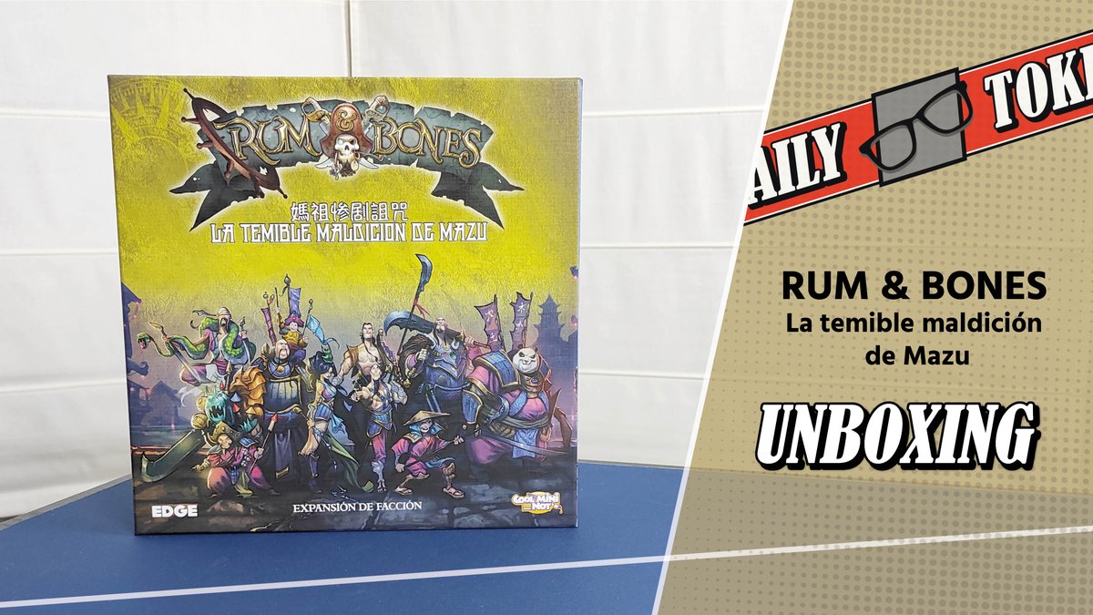ElDailyToken's tweet photo. ¿¡Qué tal?! Seguimos con el #unboxing de las #expansiones para #RumAndBones! Hoy toca #LaTemibleMaldiciónDeMazu, que incluye una nueva facción tematizada con nuevos barcos, tripulación, héroes y portales de viento! ¡Al abordaje! @Edge_Ent @CMONGames
>> https://t.co/tHqSjlR9s3 << https://t.co/sLLKM7xGwq