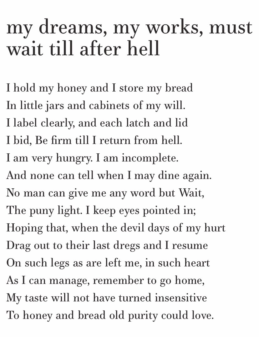 EmersonAria's tweet photo. @amsnowwrites @yvannavien Omg mine was Gwendolyn Brooks too https://t.co/hRaZCZy8Nz