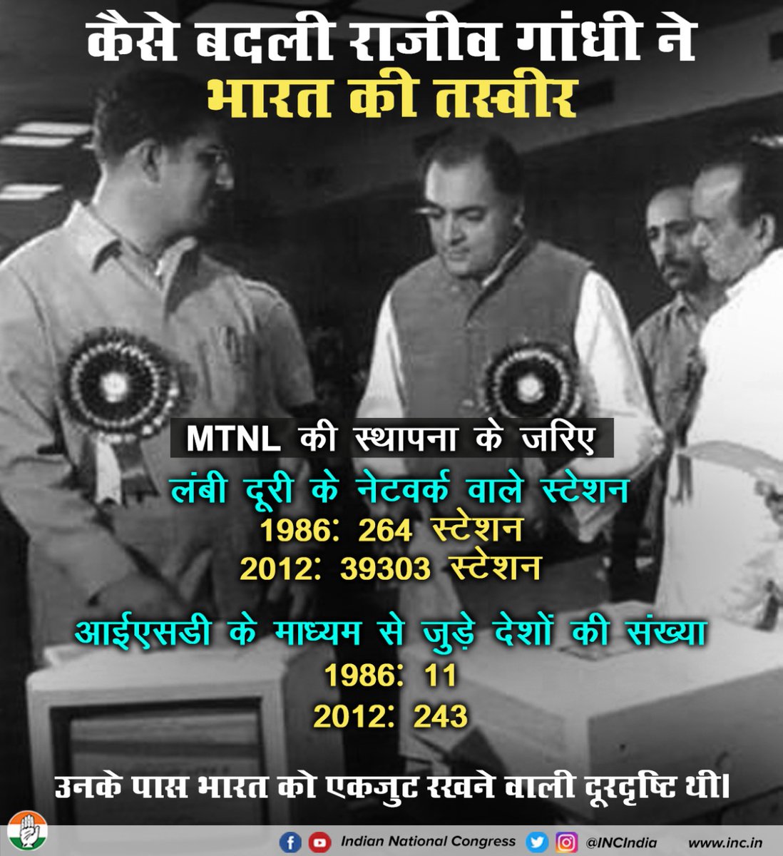 Rajasthan_PYC's tweet photo. A leader who loved the people and who the people loved. #RememberingRajivGandhi https://t.co/597fPPK4lB