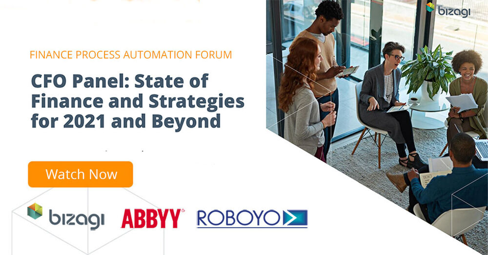 bizagi's tweet image. &quot;What we see in finance is a real enablement of our employees with the right information to help customers.” 
We discussed finance automation with @Roboyo &amp;amp; @ABBYY. Watch on demand now: okt.to/9DXNiz

#FinanceandOperations #financeautomation
