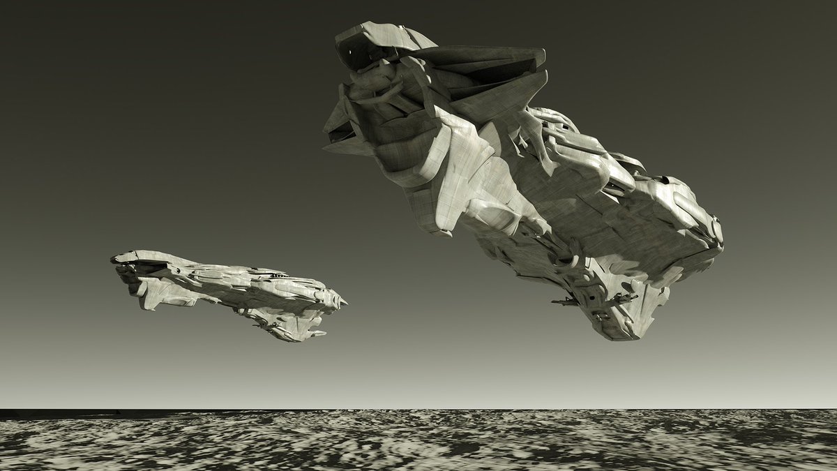 DylanColeArt's tweet photo. Moon attack from Alita: Battle Angel. Render vs Final. https://t.co/qnvltfCfui